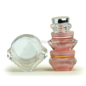 5g 15g 30g 50g diamond shaped acrylic cream jar